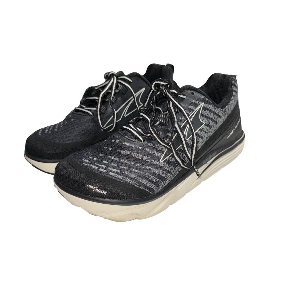 Altra Torin Knit 3.5 Black White Running Shoes Womans Size 8 AFW1837K-0